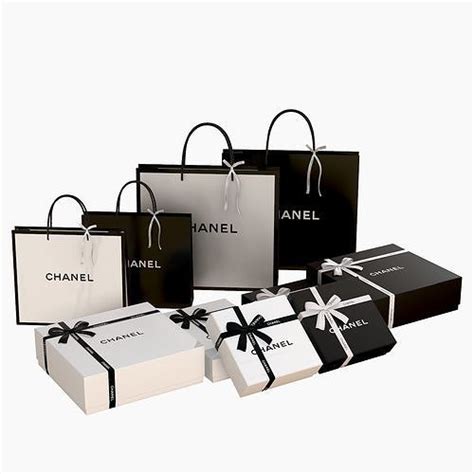 chanel packaging box|Chanel wrapping paper.